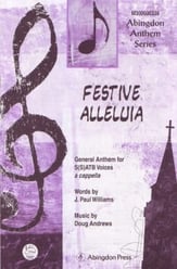 Festive Alleluia SSATB choral sheet music cover